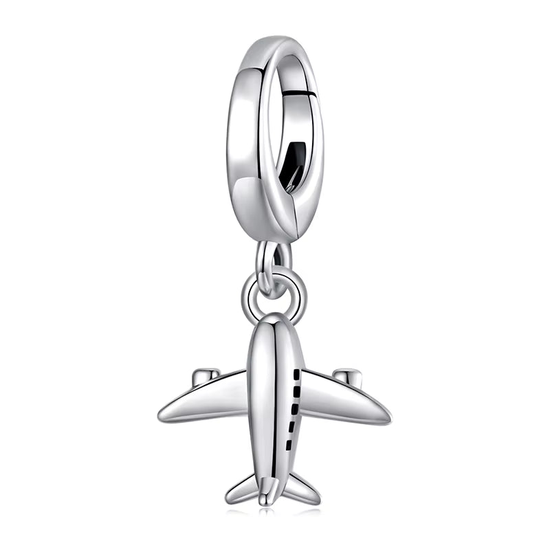 925 Sterling Silver Fashion Travel - Airplane