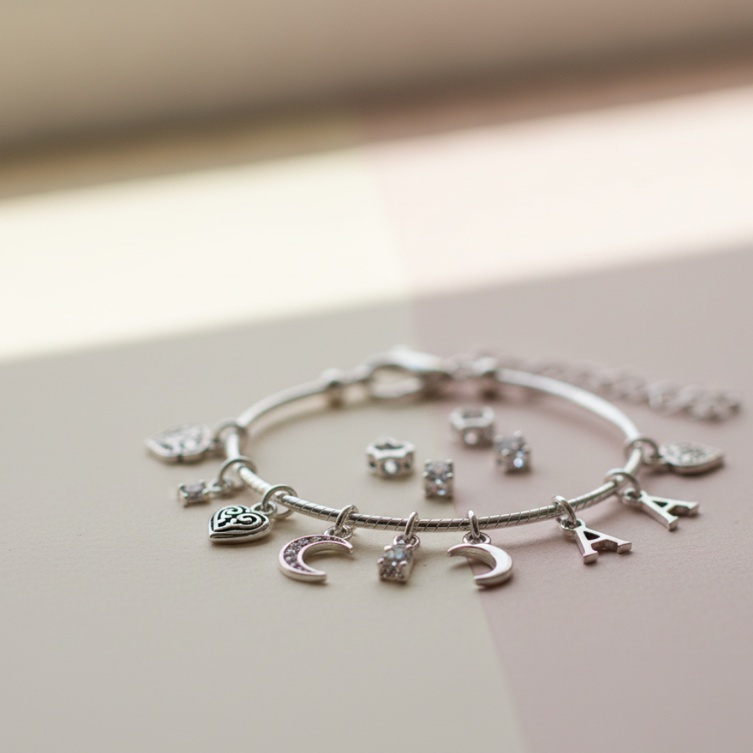 crystal charm pendant sparkle jewelry Canada