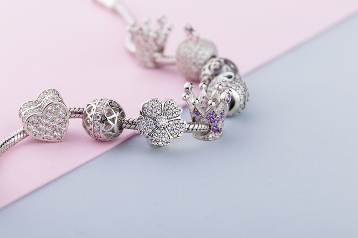 crystal charm pendant – sparkle jewelry Canada