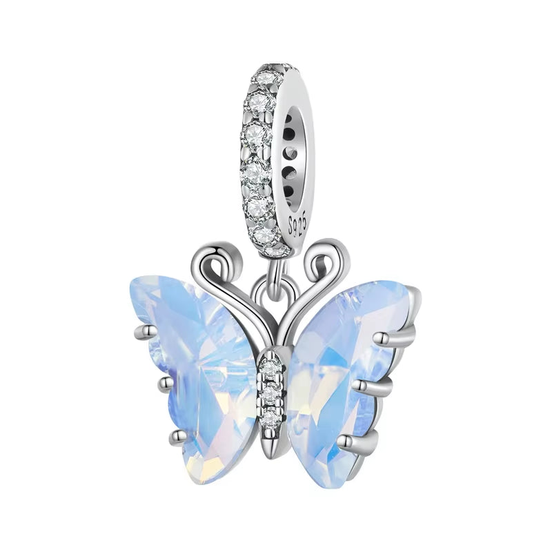 925 Sterling Silver Aurora Charm - Butterfly 