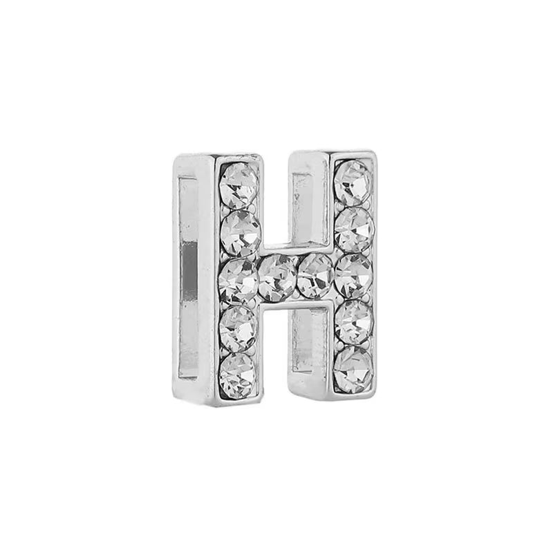 High Quality Silver Plated  Letter - H (Specific for the High Quality Silver Plated Bracelet)