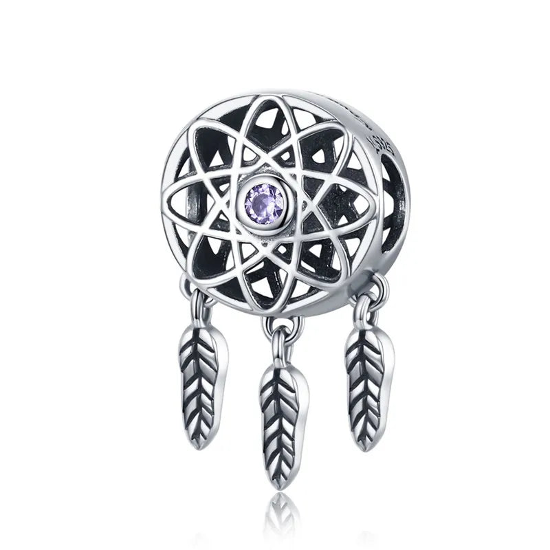 Silver Charm Collection 925 Sterling Silver Dazzling CZ Beads Fit Bracelets & Bangles Jewelry