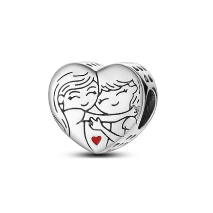 New 925 Sterling Silver Best Friend Soul Companion Dangle Charm Diy Fit Original Pendant Charm Bracelet Women Fashion Jewelry