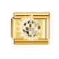 Italian Charm Store Italian Charm Bracelet 9Mm Diy Gold Color for Rich Guy, Ocean and Beach