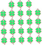 50 Pcs Accessories Pendant Jewelry DIY Jewelry Pendant Phone Pendant Patricks Day Jewelry Prendant