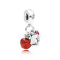 Valentine'S Day Red Christmas Apple Gift Dangle Charms Beads 925 Sterling Silver Fit Original Heart Bracelet Women Jewelry