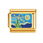 Italian Charm Store Italian Charm Bracelet 9Mm Diy Gold Color for Rich Guy, Ocean and Beach