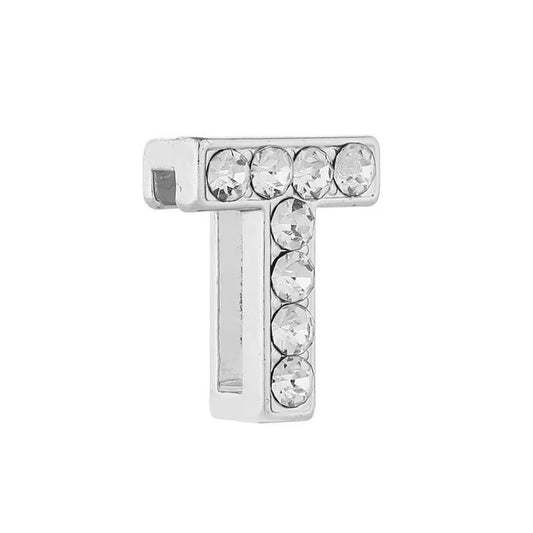 High Quality Silver Plated  Letter - T (Specific for the High Quality Silver Plated Bracelet)
