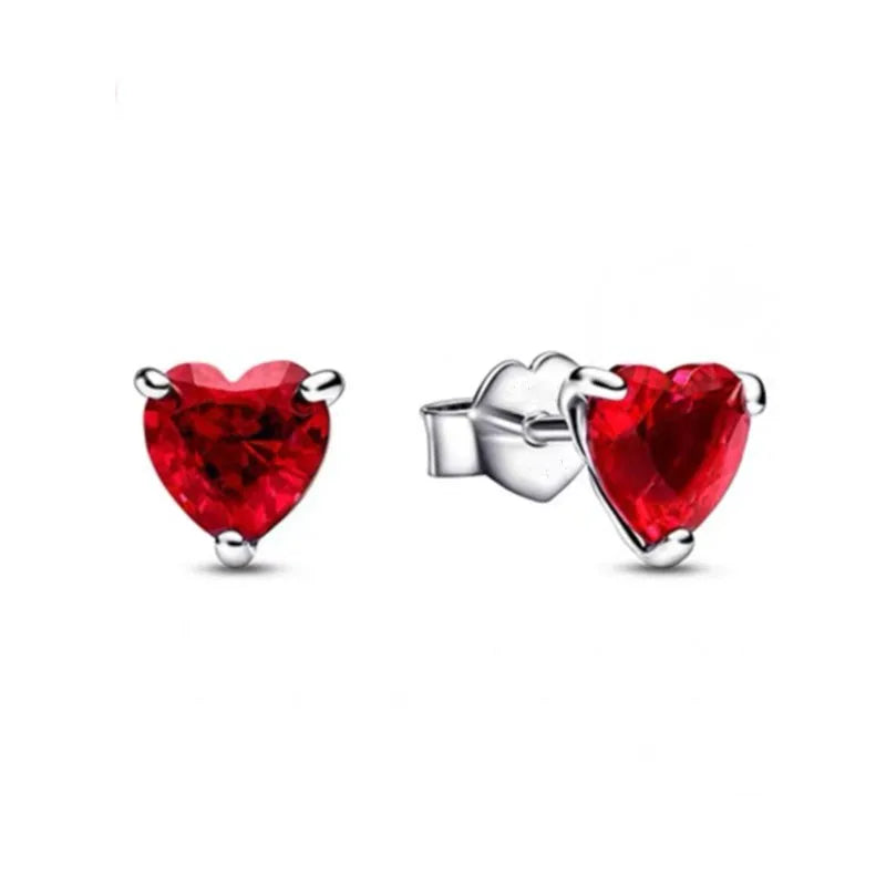 Valentine'S Day Red Christmas Apple Gift Dangle Charms Beads 925 Sterling Silver Fit Original Heart Bracelet Women Jewelry
