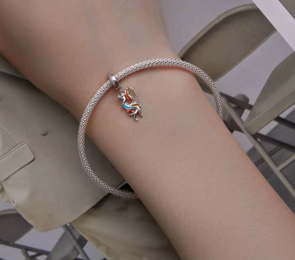 925 Sterling Silver Phoenix Charm