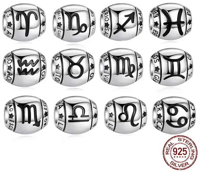 925 Sterling Silver Original Zodiac Charms - Pisces