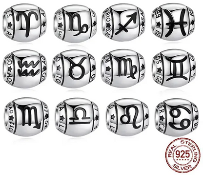 925 Sterling Silver Original Zodiac Charms - Pisces