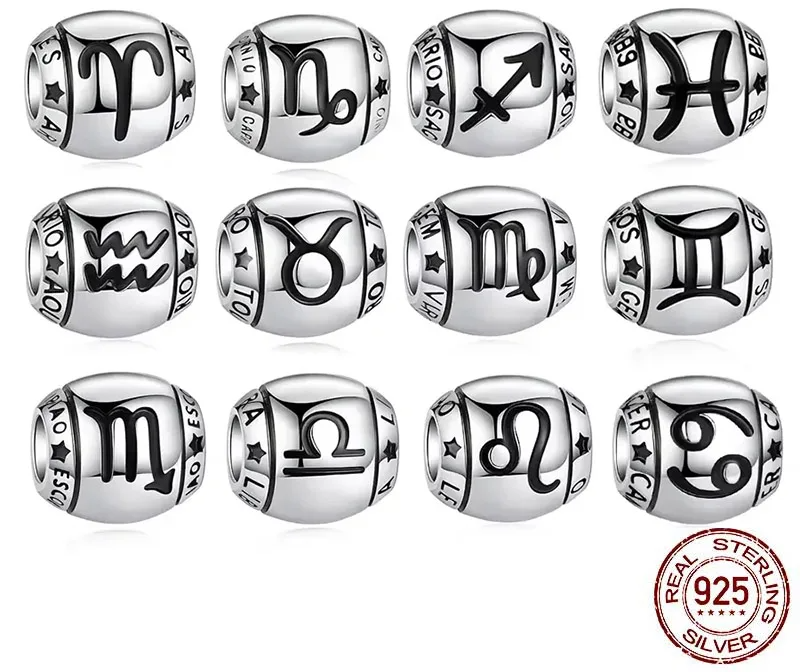 925 Sterling Silver Original Zodiac Charms - Cancer