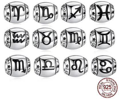 925 Sterling Silver Original Zodiac Charms - Cancer