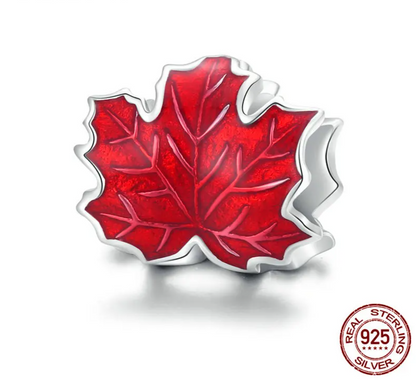 925 Sterling Silver Maple Leaf