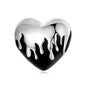 925 Sterling Silver Heart-Shape Charm Beads Fit Original Charm Bracelet Inlaid Zircon Colorful Pendants DIY Accessories
