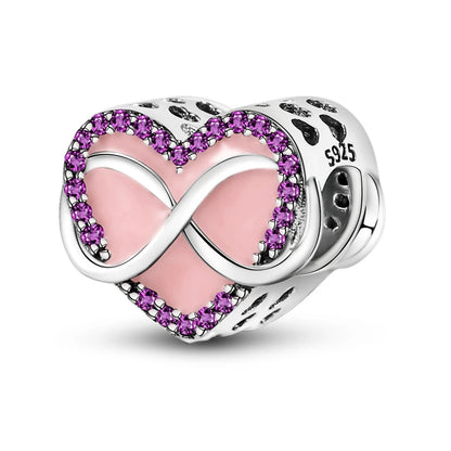 Pink Series Charms 925 Silver Perfume Butterfly Charm Beads Pendent Dangle Fit Original Bangle Charm Bracelet DIY Women Jewelry
