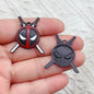 10PCS Cartoon Cartoon Character Charm Jewelry Enamel Necklace Earrings Pendant Diy Necklace Bracelet Charm