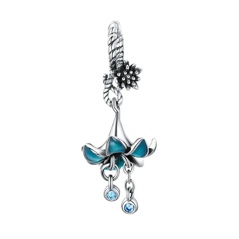 Silver Charm Collection 925 Sterling Silver Dazzling CZ Beads Fit Bracelets & Bangles Jewelry
