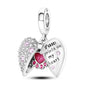 Pink Series Charms 925 Silver Perfume Butterfly Charm Beads Pendent Dangle Fit Original Bangle Charm Bracelet DIY Women Jewelry