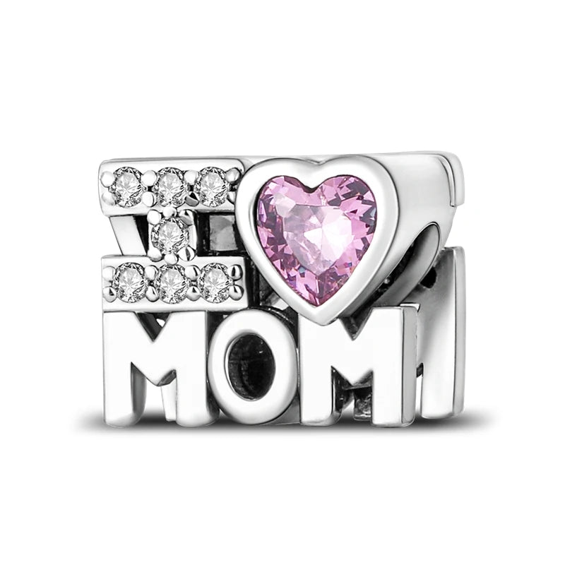 Pink Series Charms 925 Silver Perfume Butterfly Charm Beads Pendent Dangle Fit Original Bangle Charm Bracelet DIY Women Jewelry