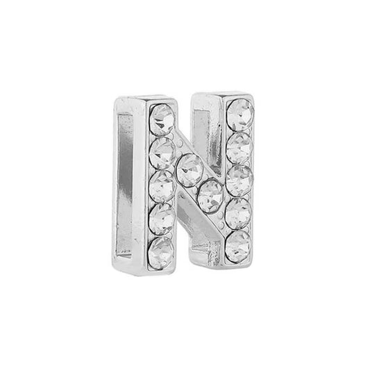 High Quality Silver Plated  Letter - N (Specific for the High Quality Silver Plated Bracelet)