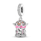 Pink Series Charms 925 Silver Perfume Butterfly Charm Beads Pendent Dangle Fit Original Bangle Charm Bracelet DIY Women Jewelry