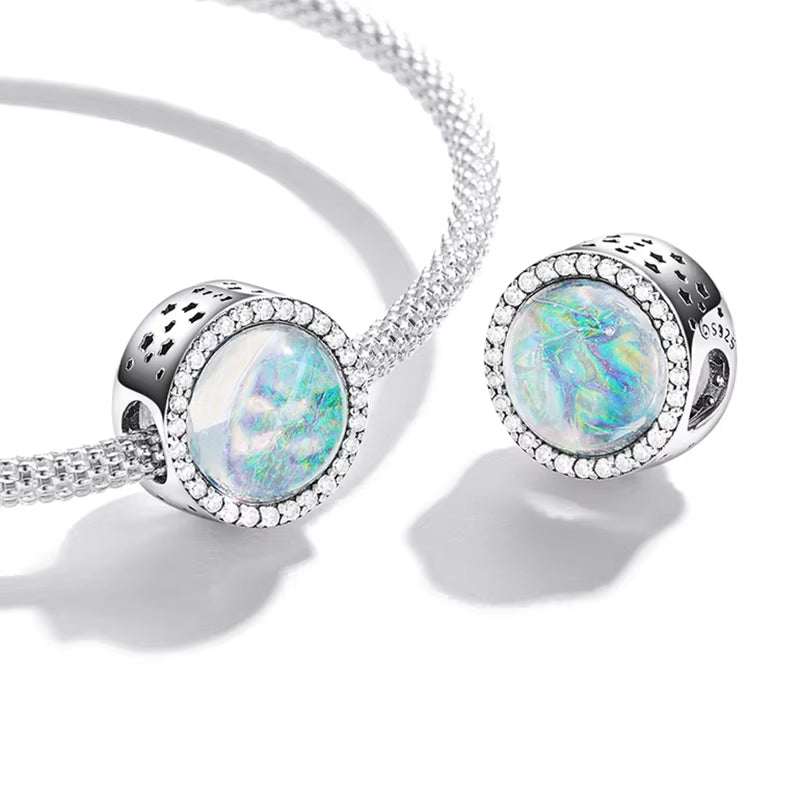 925 Sterling Silver Aurora Charm - Sky