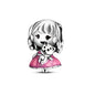 Pink Series Charms 925 Silver Perfume Butterfly Charm Beads Pendent Dangle Fit Original Bangle Charm Bracelet DIY Women Jewelry