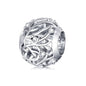 925 Sterling Silver Clear 5A Crystal Collection Family Heart Cross Charm Beads Fit for Charm Bracelet & Necklace Pendant