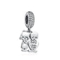 New 925 Sterling Silver Best Friend Soul Companion Dangle Charm Diy Fit Original Pendant Charm Bracelet Women Fashion Jewelry