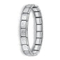 New Women'S Jewelry 9Mm Width Itanlian Elastic Charm Bracelet Fashion Stainless Steel Bangle ST-