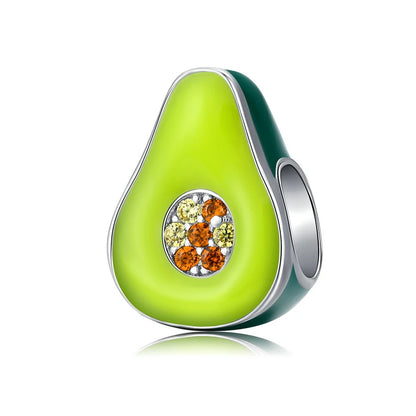 Silver Charm Collection 925 Sterling Silver Dazzling CZ Beads Fit Bracelets & Bangles Jewelry