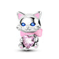 Pink Series Charms 925 Silver Perfume Butterfly Charm Beads Pendent Dangle Fit Original Bangle Charm Bracelet DIY Women Jewelry