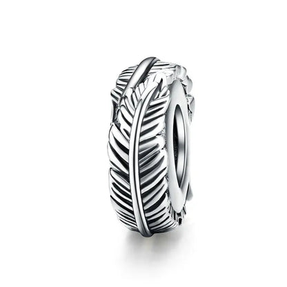 Silver Charm Collection 925 Sterling Silver Dazzling CZ Beads Fit Bracelets & Bangles Jewelry