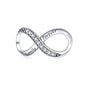 925 Sterling Silver Clear 5A Crystal Collection Family Heart Cross Charm Beads Fit for Charm Bracelet & Necklace Pendant