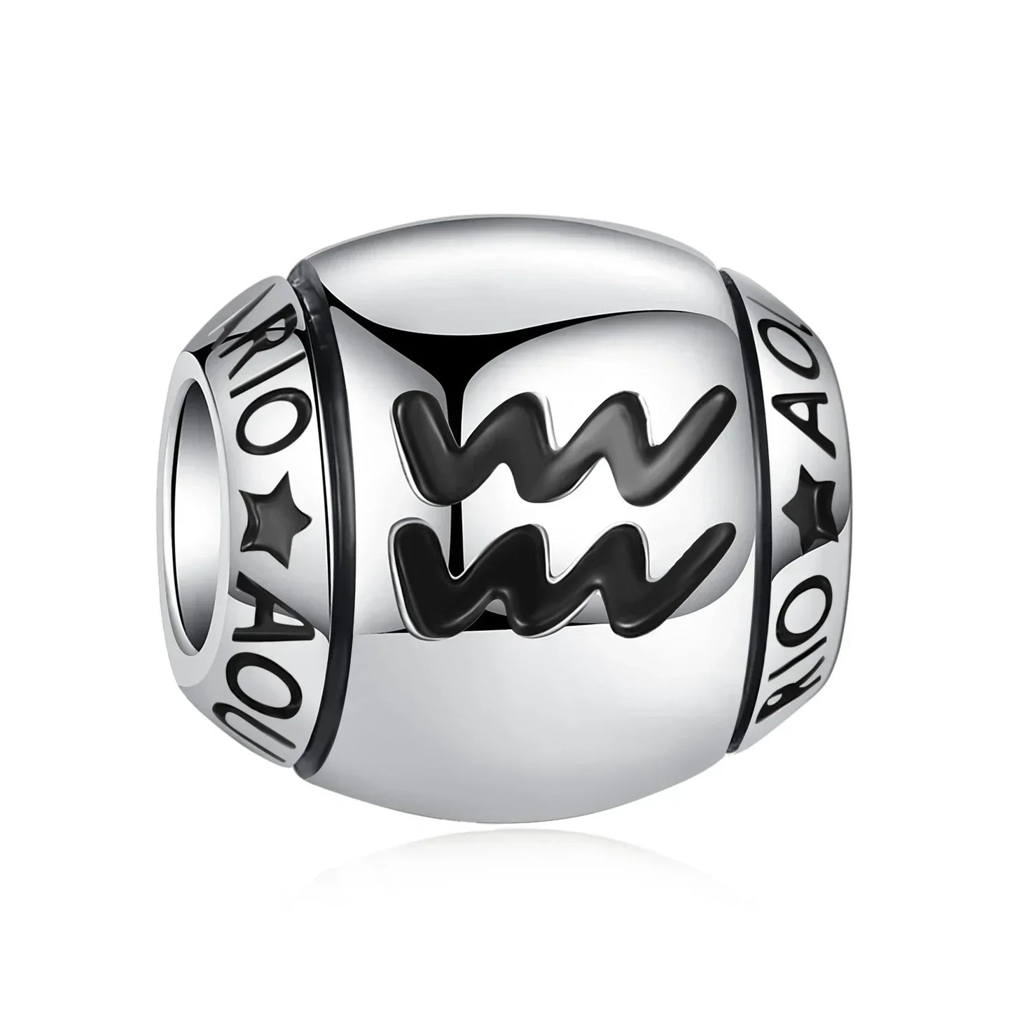 925 Sterling Silver Original Zodiac Charms - Aquarius