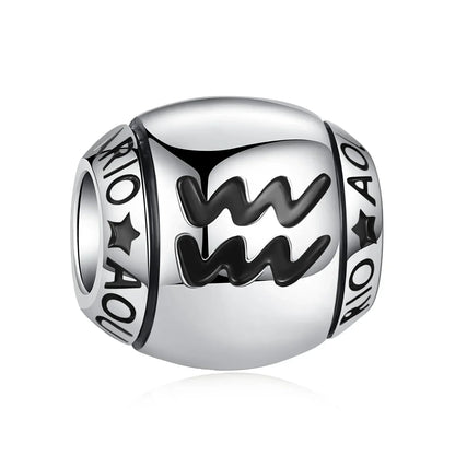 925 Sterling Silver Original Zodiac Charms - Aquarius