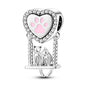 Pink Series Charms 925 Silver Perfume Butterfly Charm Beads Pendent Dangle Fit Original Bangle Charm Bracelet DIY Women Jewelry