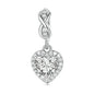 925 Sterling Silver Heart-Shape Charm Beads Fit Original Charm Bracelet Inlaid Zircon Colorful Pendants DIY Accessories