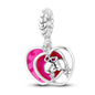 Pink Series Charms 925 Silver Perfume Butterfly Charm Beads Pendent Dangle Fit Original Bangle Charm Bracelet DIY Women Jewelry