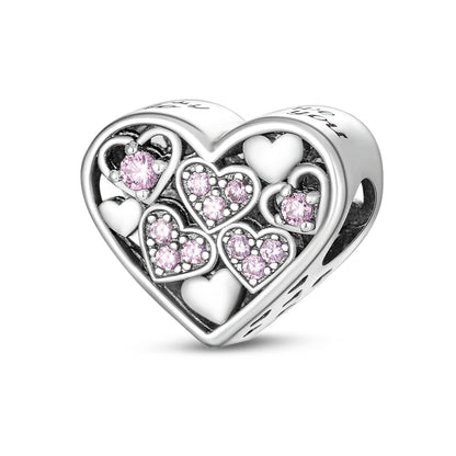 Pink Series Charms 925 Silver Perfume Butterfly Charm Beads Pendent Dangle Fit Original Bangle Charm Bracelet DIY Women Jewelry