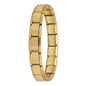 New Women'S Jewelry 9Mm Width Itanlian Elastic Charm Bracelet Fashion Stainless Steel Bangle ST-