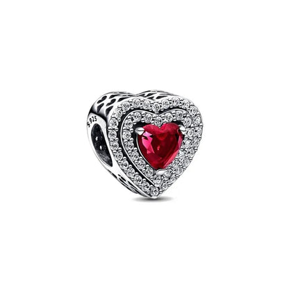 Valentine'S Day Red Christmas Apple Gift Dangle Charms Beads 925 Sterling Silver Fit Original Heart Bracelet Women Jewelry