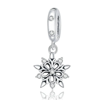 925 Silver Charm Collection 925 Sterling Silver Dazzling CZ Beads Fit Bracelets & Bangles Fine Jewelry BSC039