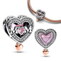 Infinity Love Mother Daughter Mum Heart Charms for Original 925 Charms Bracelet Silver Charm Bead for Mother'S Day Gift Jewelry
