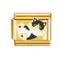 Italian Charm Store Italian Charm Bracelet 9Mm Diy Gold Color for Rich Guy, Ocean and Beach