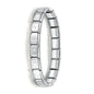 New Women'S Jewelry 9Mm Width Itanlian Elastic Charm Bracelet Fashion Stainless Steel Bangle ST-