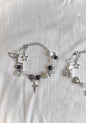 Handmade Jujutsu Kaisen Beaded Charm Bracelets | Gojo + Geto | Cute Dainty Anime Alternative Charm Bracelet