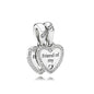 New 925 Sterling Silver Best Friend Soul Companion Dangle Charm Diy Fit Original Pendant Charm Bracelet Women Fashion Jewelry